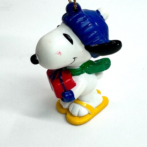 Vintage (2) Snoopy and Woodstock Christmas Tree Ornaments - Picture 4 of 14